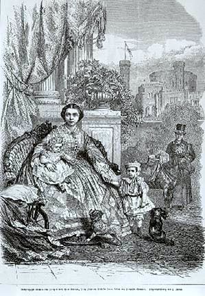 Crown Princess Viktoria Of Russia And Her Children by Arnold